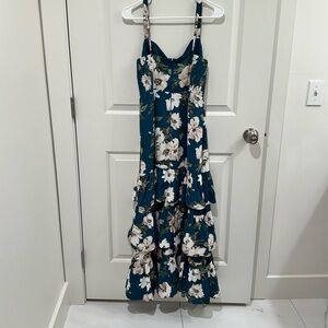 Abercrombie & Fitch Drama Ruffle Tiered Gown